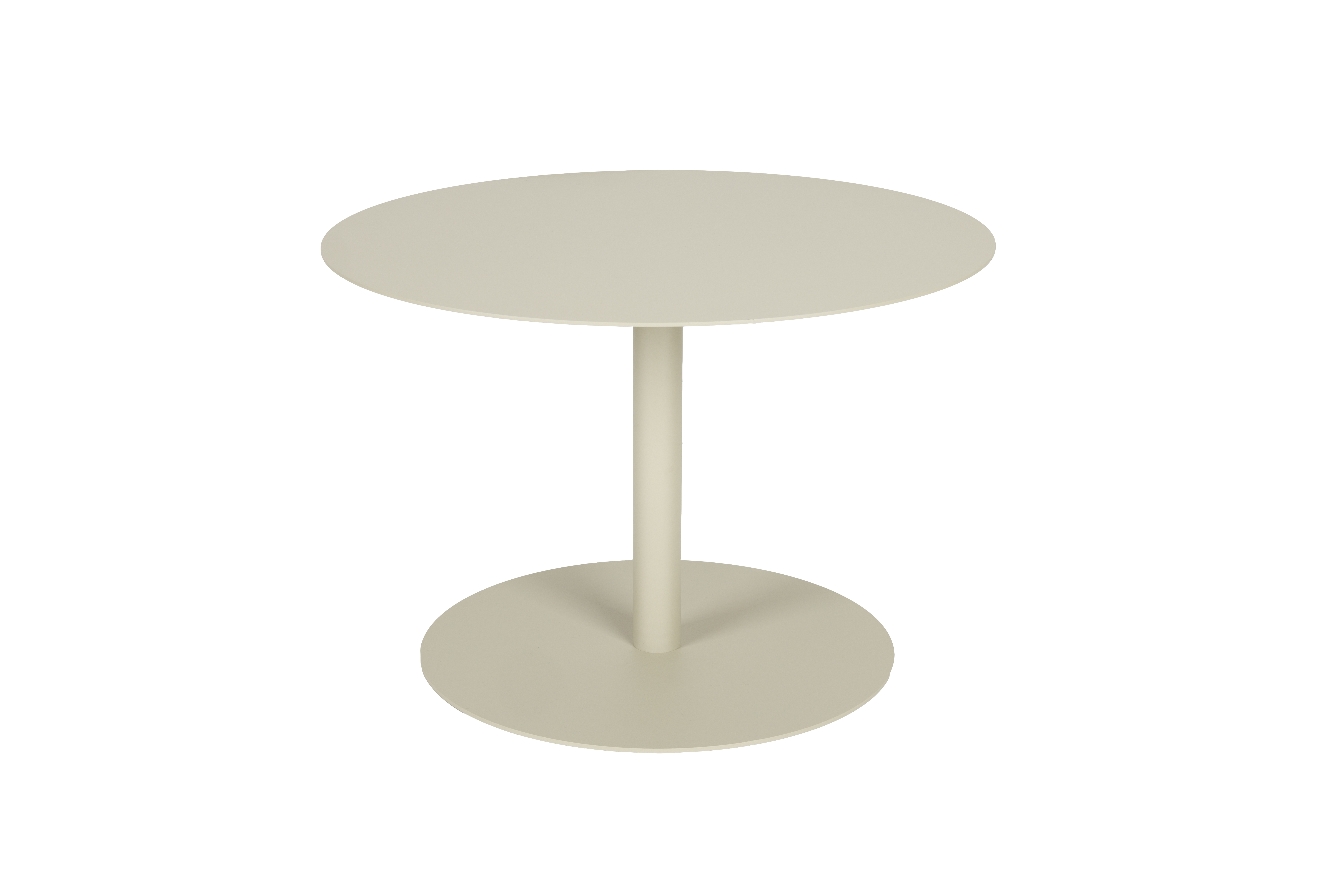 Zuiver Snow Udendørs Sofabord  Rund Beige Rustfri Stål  ø60