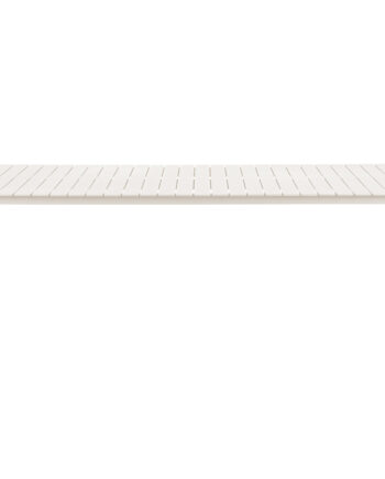 Zuiver Vondel Havebord  Rektangulær Ler Hvid Aluminium  214x97
