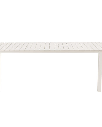 Zuiver Vondel Havebord  Rektangulær Ler Hvid Aluminium  168 5x87