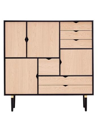 Andersen Furniture Unique Highboard Sort Og Eg  : Erling Christensen Møbler