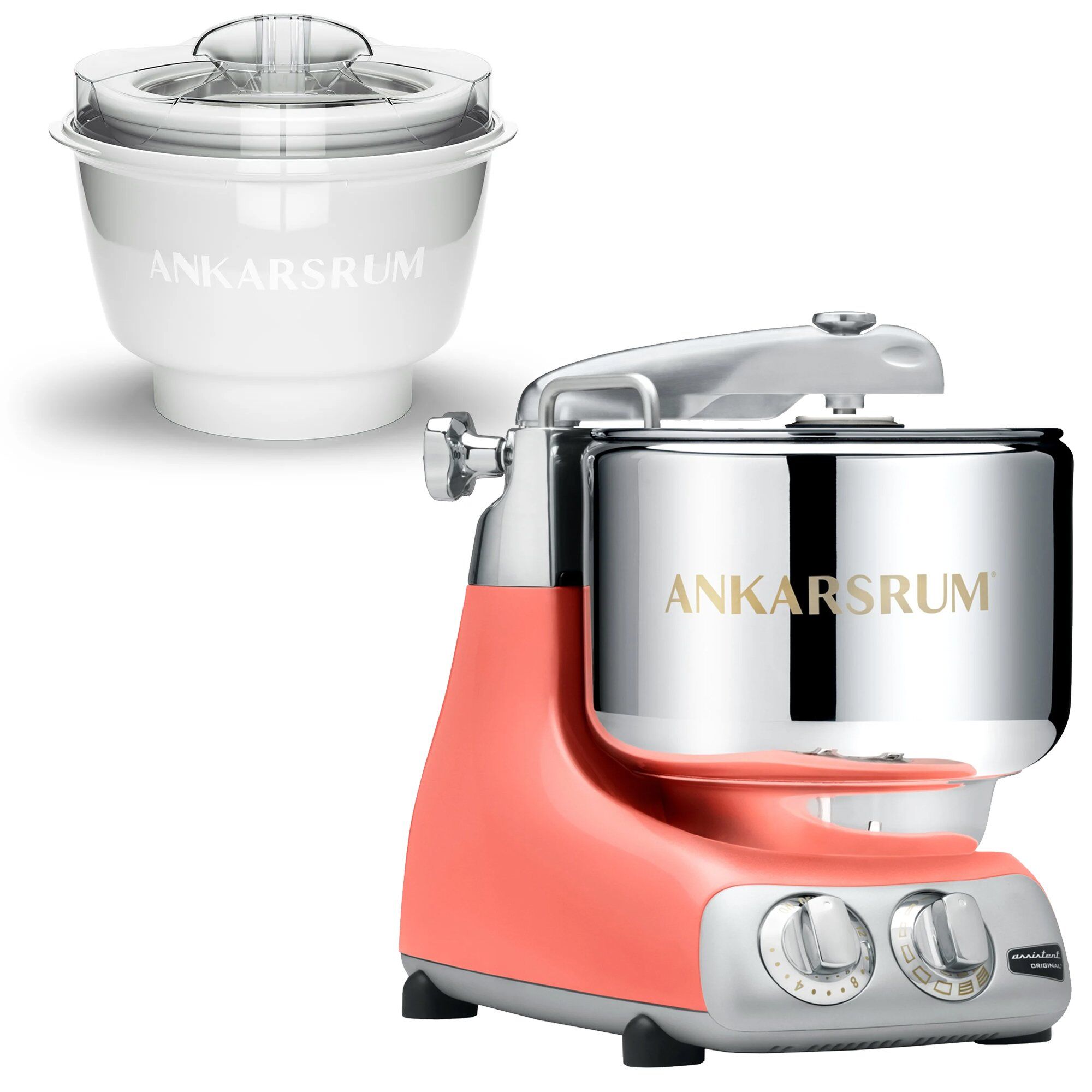 Ankarsrum Akm 6230 Røremaskine Med Ismaskine Coral Crush