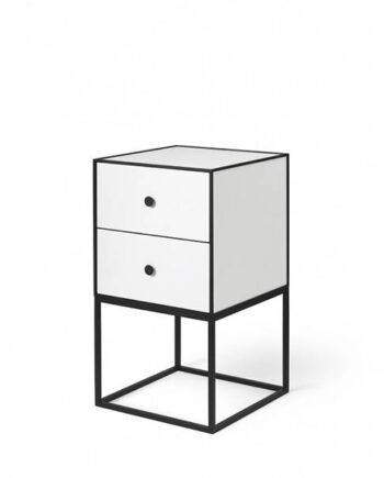 Audo Copenhagen By Lassen Frame 35 Sideboard Inkl    Skuffer Og Stel Hvid : Erling Christensen Møbler  : Erling Christensen Møbler