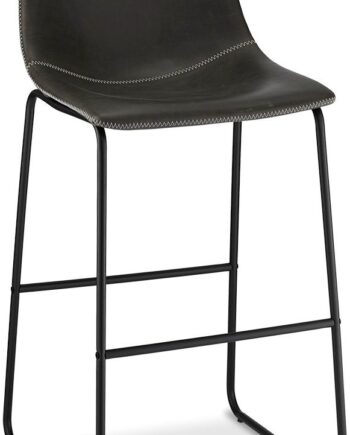 Barstol Raymond   Hallmark Kelso   Gråt Pu-læder H97ã B46ã D54 Cm