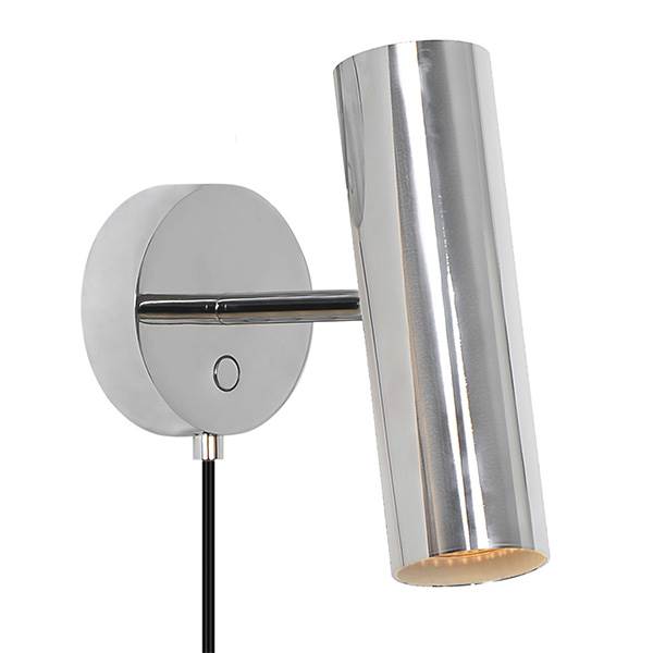 Design For The People Mib   Væglampe Krom  : Erling Christensen Møbler
