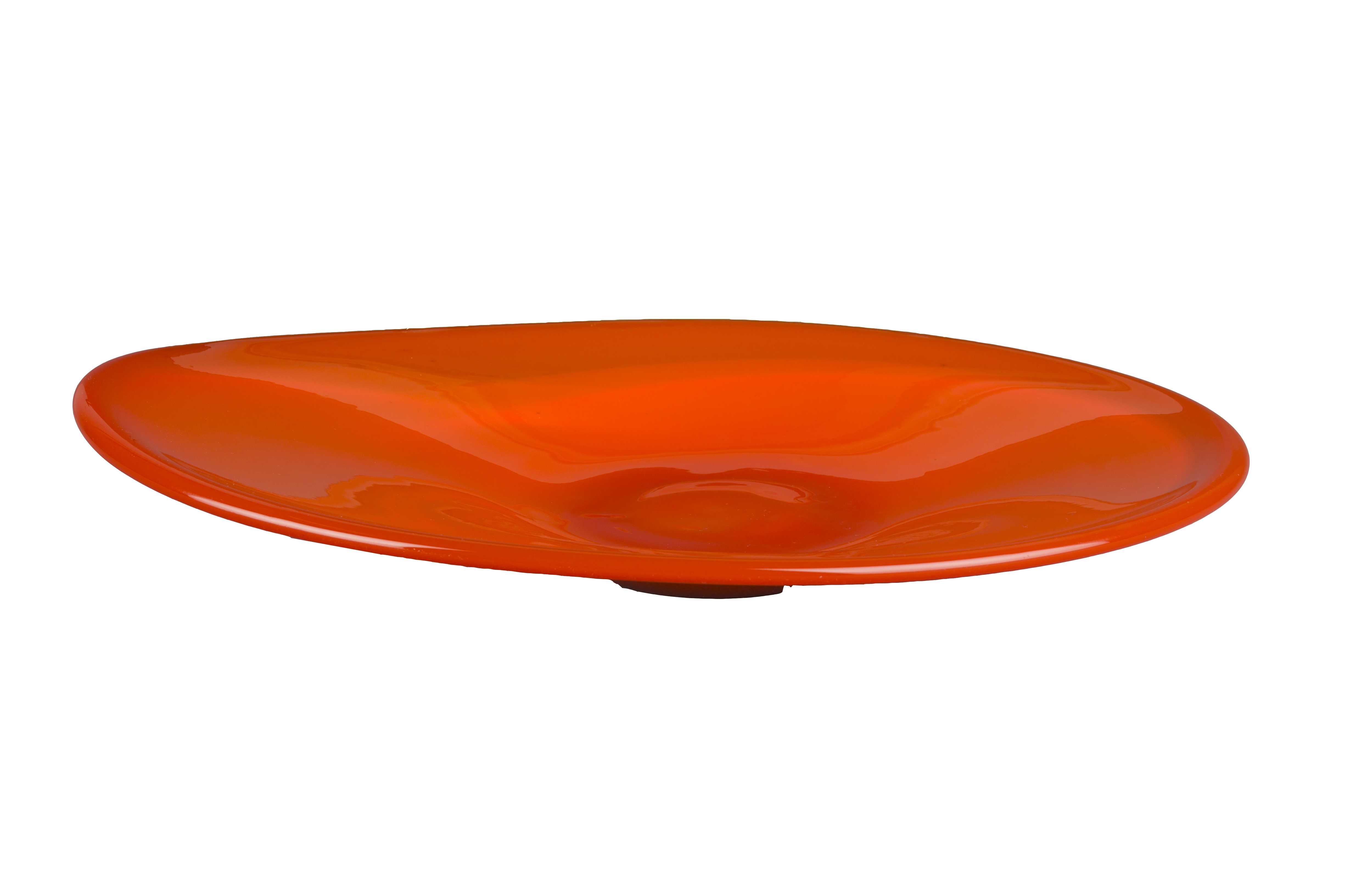 Dutchbone Gable Skål  Organisk Orange Glas