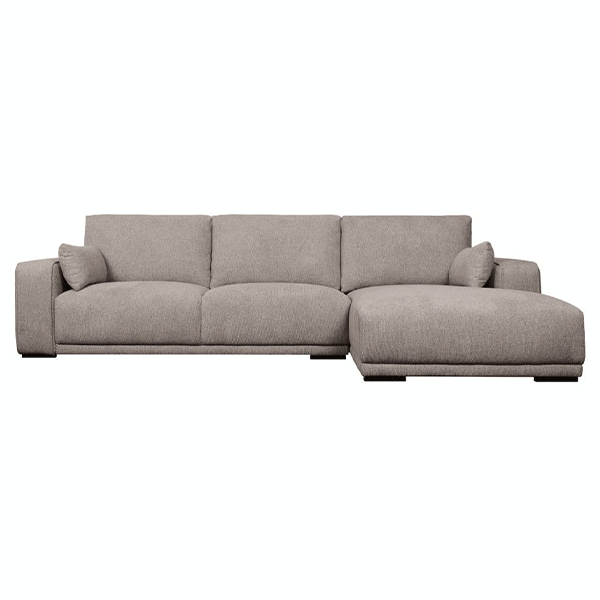 California Sofa Med Chaiselong Højrevendt Brun