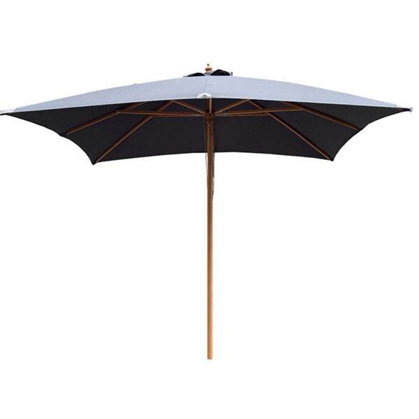 Nice Parasol 3x3 Meter Grå