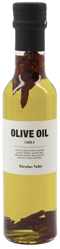 Extra Virgin Olivenolie Nicolas Vahé Olive Chilli Gourmetolie Glasflaske