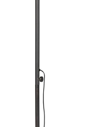 Gulvlampe Woood Exclusive Kars Art Deco Sort Messing Jern 161 Cm E27