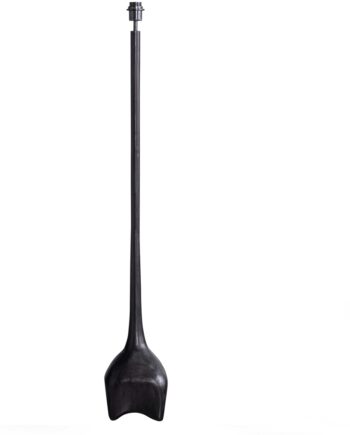 Gulvlampefod Woood Exclusive Foss   Aluminium Antik Sort H129 ø18 Cm