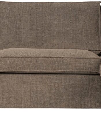 Hjørnesofa Woood Freddie Lysebrun Bouclé 283x197x90 Cm Modulsofa