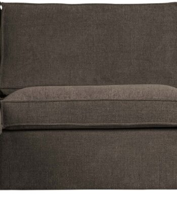 Hjørnesofa Woood Freddie Venstrevendt   Mørkebrun Polyester Bouclé 283x197 Cm