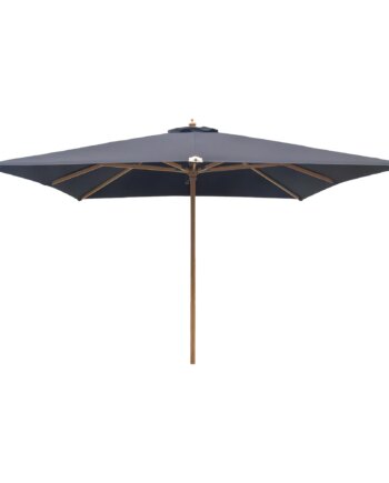 House Nordicâ Parasol  Træstok  Sort  300x300 Cm