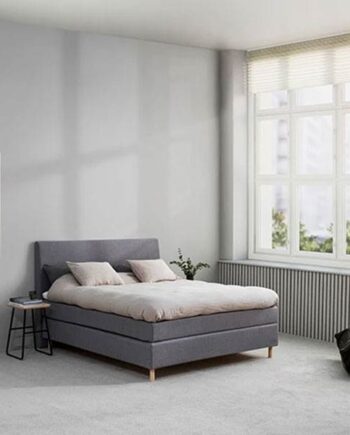 Jensen Ambassadør  Kontinentalseng Sleep   Top 160   200 Cm Anthracite 492  : Erling Christensen Møbler