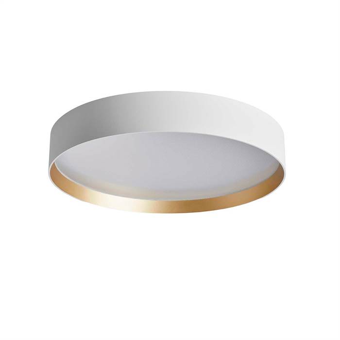 Lampefeber Lucia Loftlampe ø45 Cm Hvid   Messing