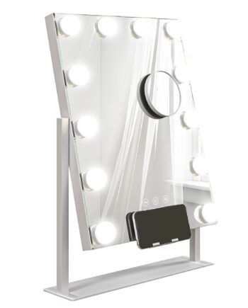 Led-kosmetikspejl    Lysindstillinger  Dæmpbar  Touch-betjening  Usb  37   46 Cm  Hvid
