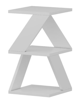 Nordvärk Albeni Sidebord     Hylde Hvid Melamin  30x30
