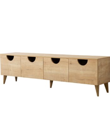 Nordvärk Four Seasons Tv-bord       Låger Egefarvet Melamin  180x35