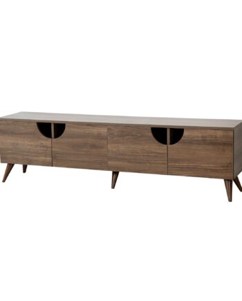 Nordvärk Grotte Tv-bord       Låger Valnøddefarvet Melamin  180x35