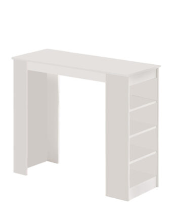 Nordvärk St1 Barbord       Hylder Hvid Melamin  120x51