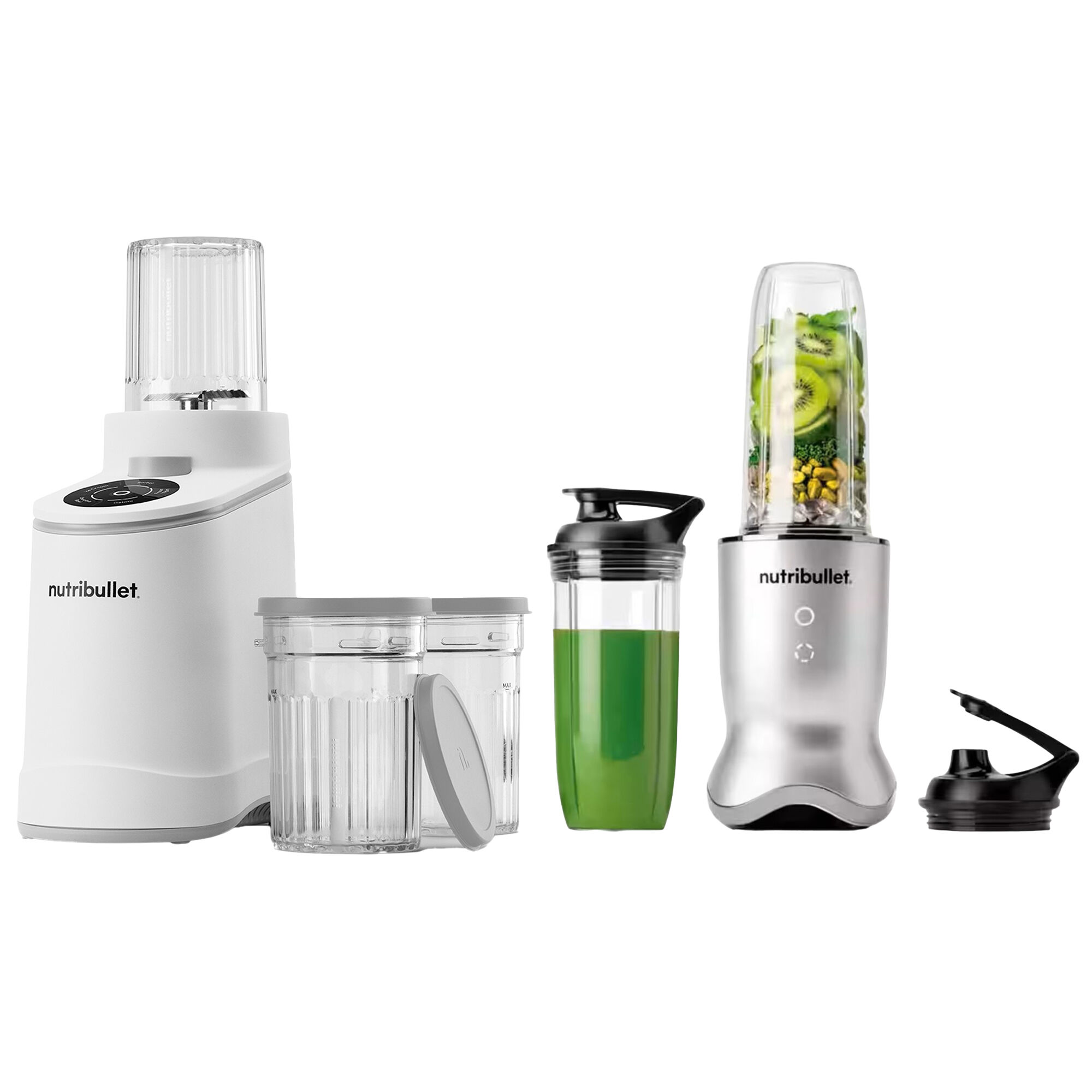 Nutribullet Chill Nbd0503w Ismaskine Ultra Nb1206s Personal Blender Hvid Sølv