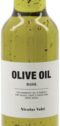 Olivenolie Nicolas Vahé Olive Basil   Ekstra Jomfru Med Basilikum