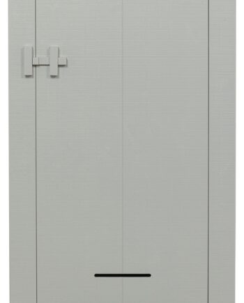 Opbevaringsskab Woood Gijs Med Låger Og Skuffe  Hvidt Fsc-certificeret Fyrretræ  142x85x38 Cm