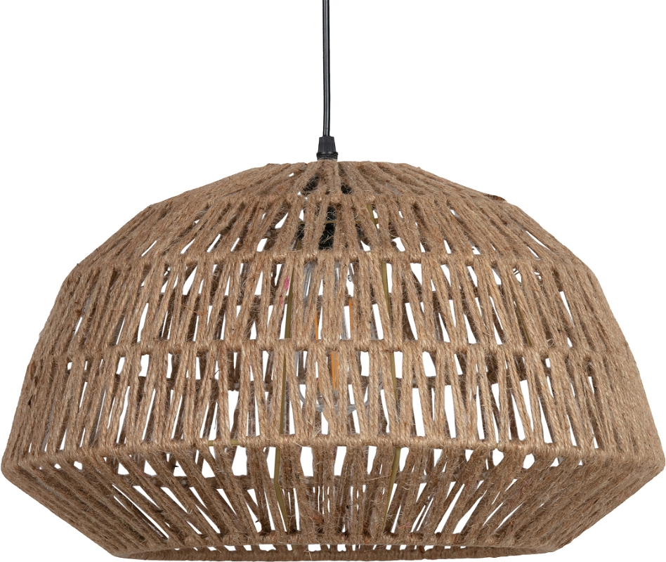 Pendel- Hængelampe Woood Exclusive Kace Flettet Jute ø45 Cm Natur