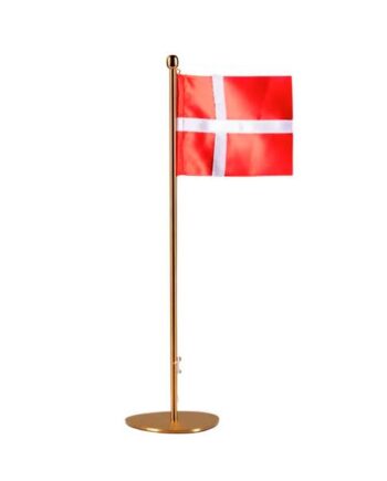 Piet Hein 35 Cm Bordflag Messing