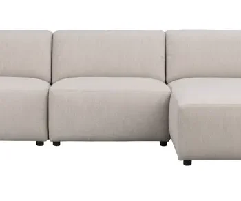 Rowico Willard   Pers  Modul Sofa     Højre Chaiselong Lys Beige Stof