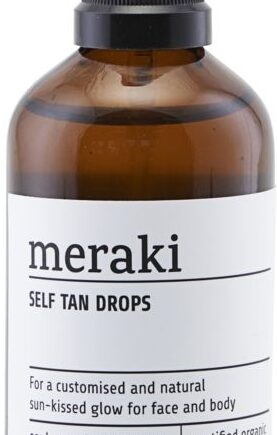 Selvbrunerdråber Meraki Drops 100 Ml   økologisk Parfumefri Self Tan Til Ansigt   Krop