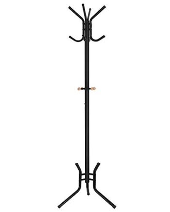 Songmics Stumtjener     12 Knager Sort Jern