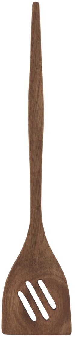 Spatel Nicolas Vahé Spatula-serien Akacietræ 32 Cm Ergonomisk Køkkenspade Paletkniv Til Pandekager Og æg