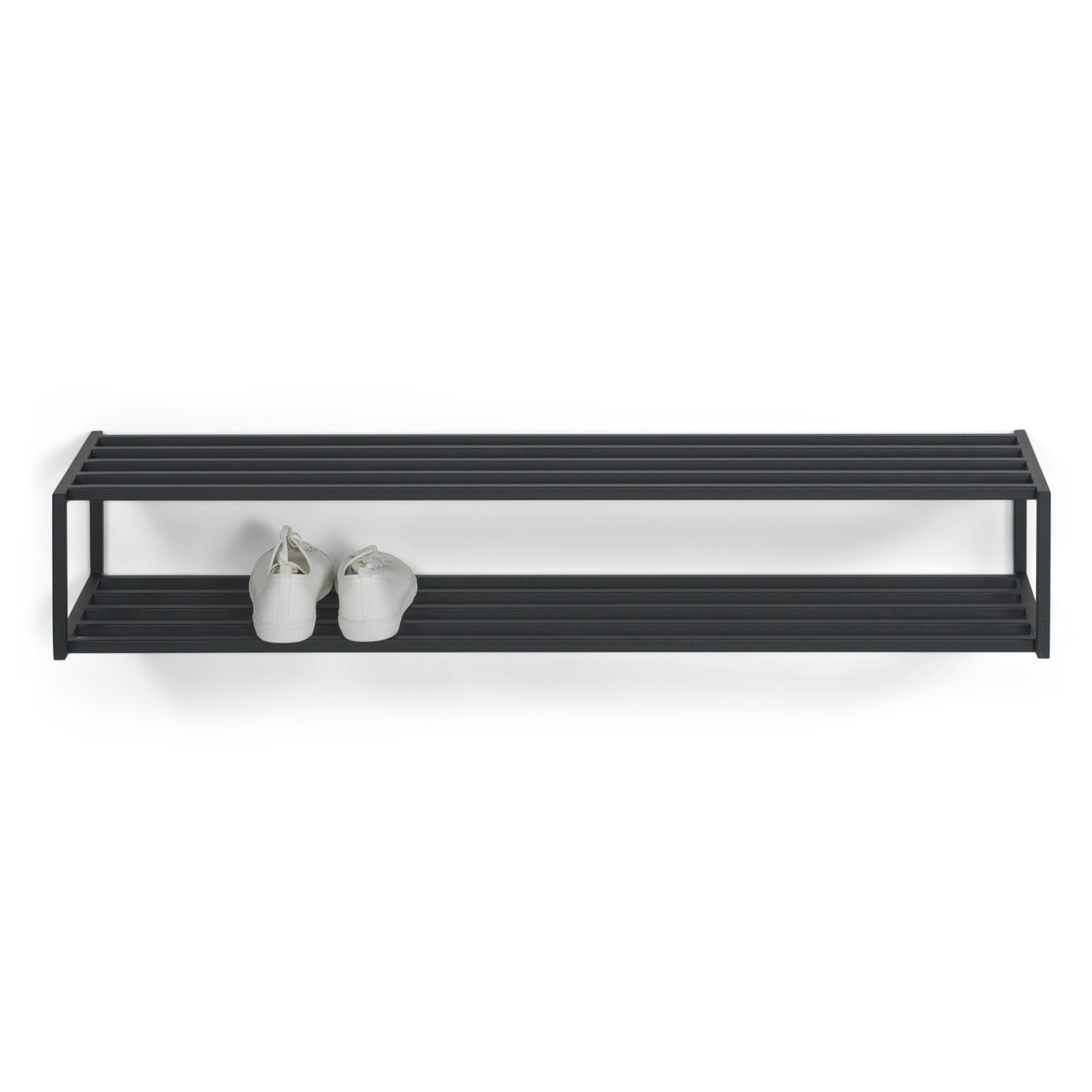 Spinder Design School Skoreol Hylder Sort Stål 118x20