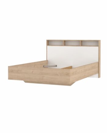 Tvilum Ikast Seng 140x190  Jackson Hickory   Hvid  149     206   96   Cm