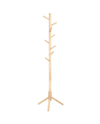 Vasagle Rcr004n01 Stumtjener       Kroge    Højdeindstillinger Natur Gummitræ