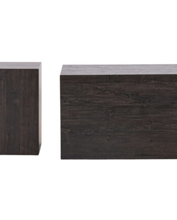 Venture Design York Sofabord Mocca Mdf Med 3d-papir  Sæt Med