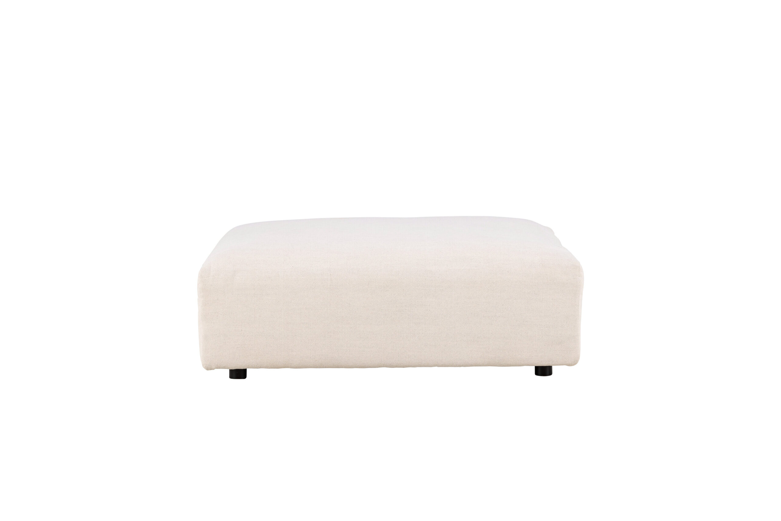 Vind Collection Mavi Modul Sofa Puf Kvadratisk Beige Polyester Og Træ 105x105