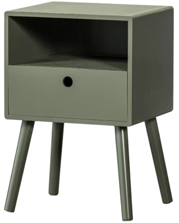 Woood Ozzy Natbord       Rum Og   Skuffe Varm Grøn Mdf  36x30