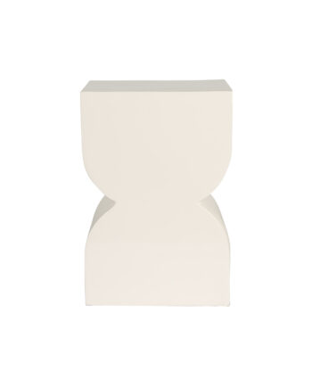 Zuiver Cones Skammel  Rektangulær Blank Beige Aluminium  21x30