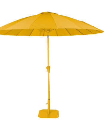 Zuiver Sunshine Parasol     Fod Gul Polyester Og Rustfrit Stål