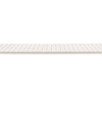 Zuiver Vondel Havebord  Rektangulær Ler Hvid Aluminium  214x97
