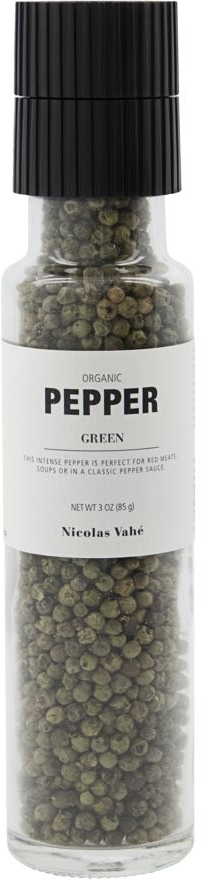 økologisk Grøn Peberkornskværn Med Keramisk Kværn Nicolas Vahé Organic