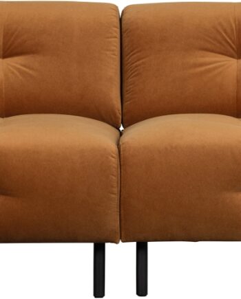 -personers Sofa Woood Exclusive Lloyd Loma Fløjl Lysebrun H75ã B90ã L245 Cm