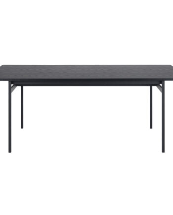 Act Nordic Angus Spisebord Sort Melamin Ask  Og Sort Metal  200x90