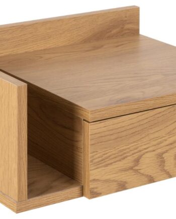 Act Nordic Ashlan Væghængt Natbord       Skuffe  Vendbar Natur Vildeg Papir Mdf  40x32