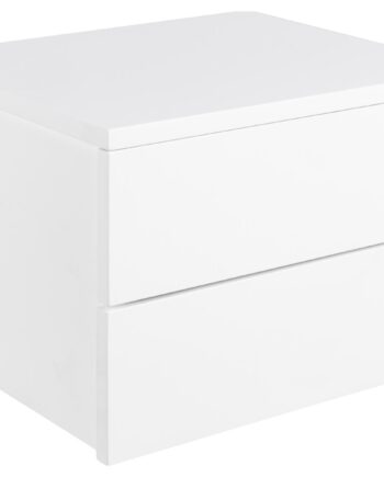 Act Nordic Avignon Væghængt Natbord       Skuffer Hvid Mdf  37x32