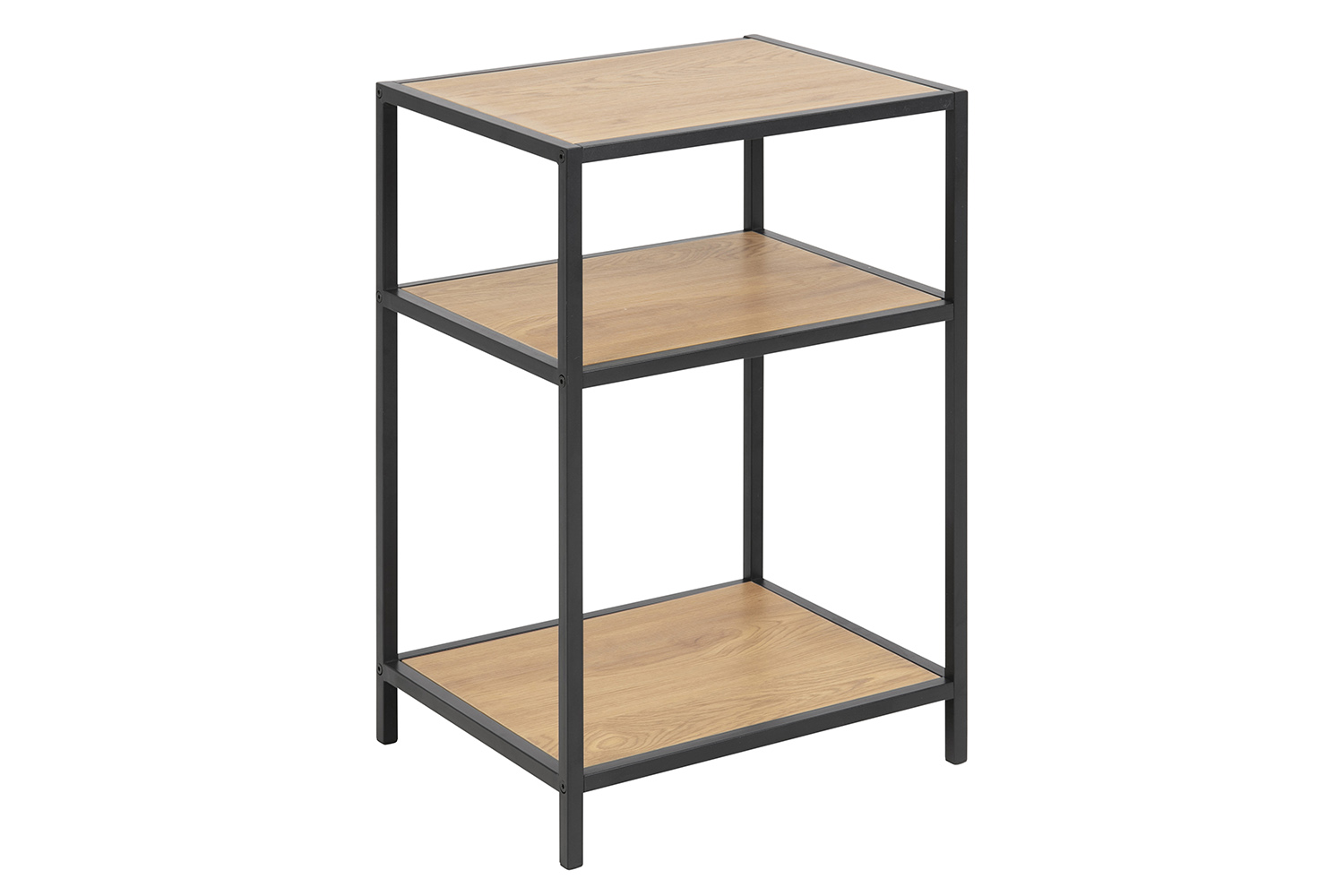 Act Nordic Seaford Natbord Natur Sort Papir Vildeg Metal Hylder
