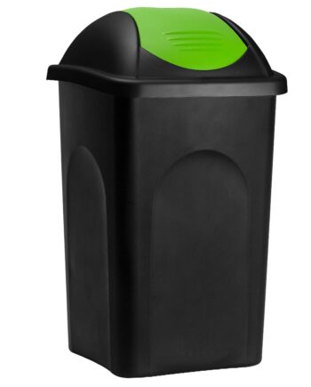 Affaldsspand Sort Grøn Plast 60l