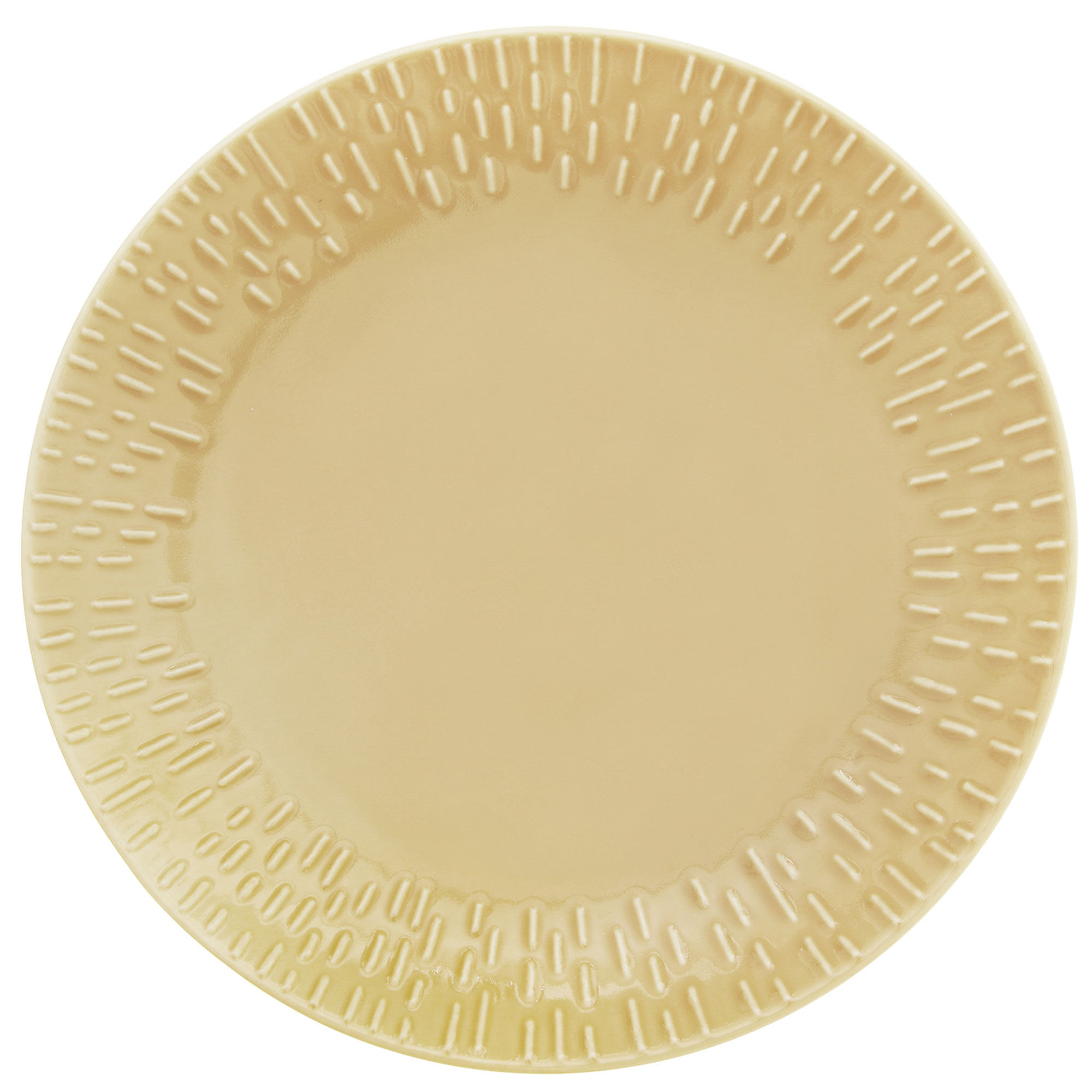Aida Confetti Desserttallerken 21 Cm  Mustard